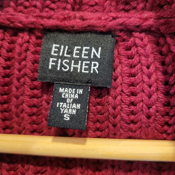 Eileen Fisher Ultrafine Merino Long Cardigan in Responsible Wool - Picture 6 of 6